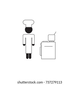 Chef logo on white background