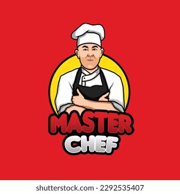 chef logo for café and restaurant business , cooking , food , master chef