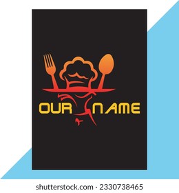 Das Cheflogo. Restaurant Chef Logo oder Cuisine Logo.