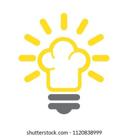 Chef logo. Restaurant icon. Hat symbol. Vector eps 08.