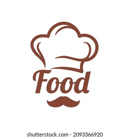 chef logo. restaurant logo. vector icon.