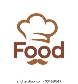 chef logo. restaurant logo. vector icon.