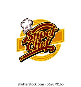 Chef Logo, Super Chef Logo, Logo Vector.