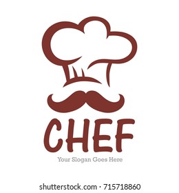 Chef logo template. Bakery logo template