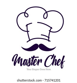 Chef logo template. Bakery logo template