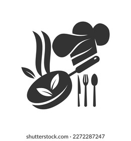 chef logo template Icon Illustration Brand Identity.Isolated and flat illustration. Vector graphic