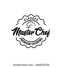 Modelo de logotipo Chef. Restaurante, Logo Padaria, logotipo modelo de fundo branco