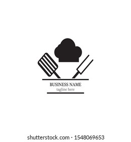 Chef logo template vector icon