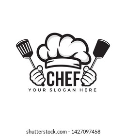 Chef logo template vector illustration