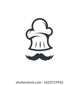 Chef  logo vector icon illustration design
