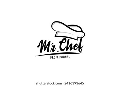 chef logo vector icon illustration