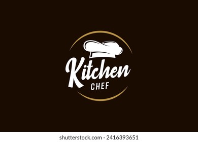 chef logo vector icon illustration