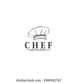 chef logo in white background