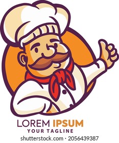 Chef logo. Yummy concept - vector