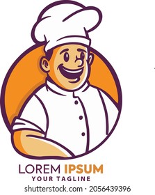 Chef logo. Yummy concept - vector
