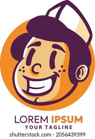 Chef logo. Yummy concept - vector