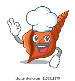 Chef long shell character cartoon