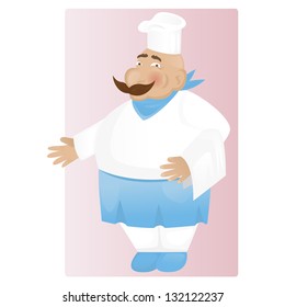 Chef man (vector version)