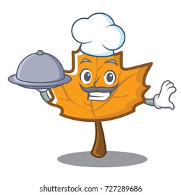 Chef maple character cartoon style