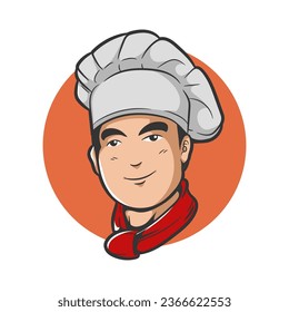 Chef-Mascot-Cartoon-Logo-Vektorgrafik