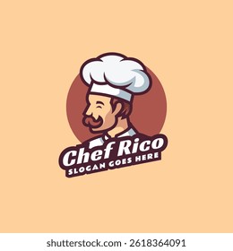 Chef Mascot Logo Design Template