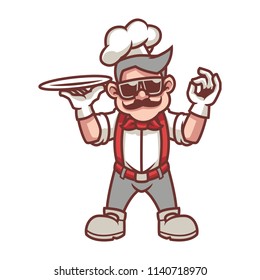 Chef Mascot Vector Illustration