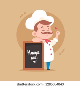 Chef menu character