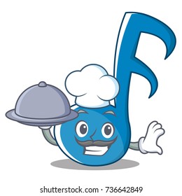 Chef Music Note Character Cartoon