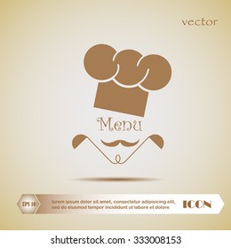 chef with a mustache