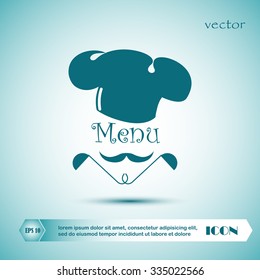 chef with a mustache
