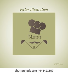 chef with a mustache