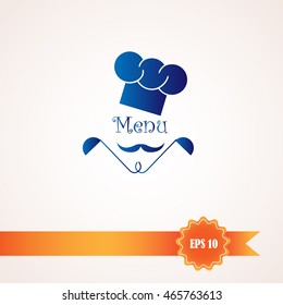 chef with a mustache