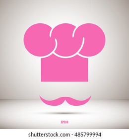 chef with a mustache