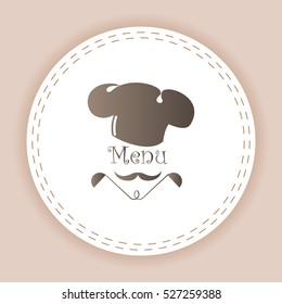 chef with a mustache
