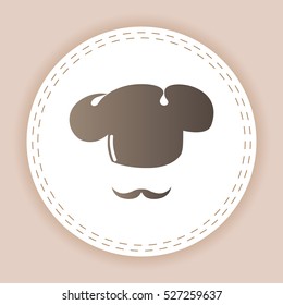 chef with a mustache