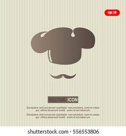 chef with a mustache