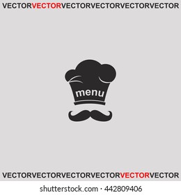 Chef with mustache icon.