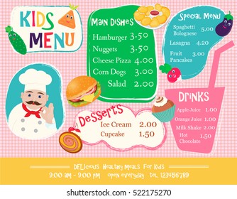 22,710 Children Menu Restaurant Images, Stock Photos & Vectors ...