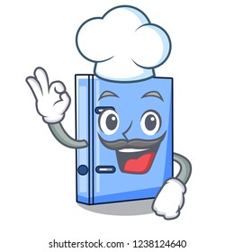 Chef office binder with file character funny