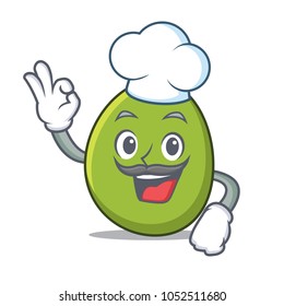 Chef olive character cartoon style
