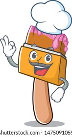 Chef paint brush in the cartoon shape