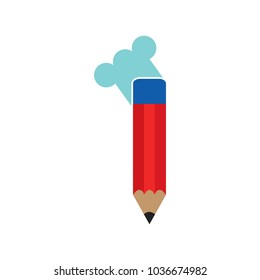 Chef Pencil Logo Icon Design