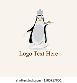  chef pinguin logo vector, for a logo