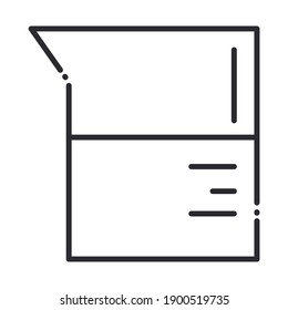 chef, pitcher with liquid kitchen utensil line style icon vector illustration