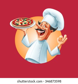 chef pizza banner