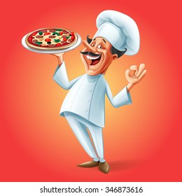 chef pizza banner
