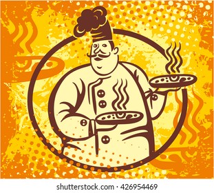 chef pizza banner