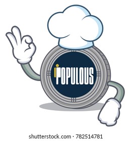 Chef populous coin character cartoon