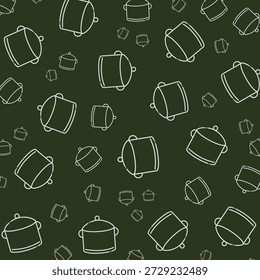 Koch Topf Küche wunderschönes Element trendy Design Vektor Illustration bunten Hintergrund.eps