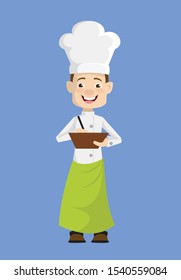 Chef - Preparing Report in Happy Mood